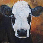 Cow Painting - Tess Art Print