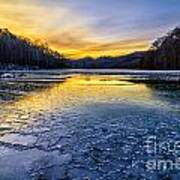 Above The Ice Art Print