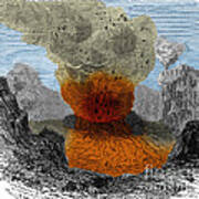 Crater Of Vesuvius Art Print
