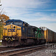 Csx Freight Engine Art Print