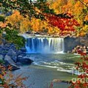 Cumberland Falls In Autumn 2 Art Print