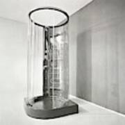 Cylindrical Shower By Fabio Lenci Art Print