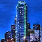 Dallas Skyline Hd Art Print