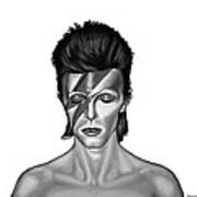 David Bowie Aladdin Sane Art Print