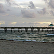 Deerfield Beach International Fishing Pier Sunrise Art Print