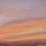 Desert Sky C Art Print