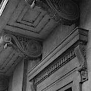 Detail Of Exterior Molding At A Plantation Home Art Print