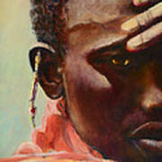 Dignity Maasai Warrior Art Print