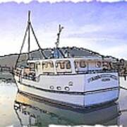 Do-00113 Boat Furneaux Art Print