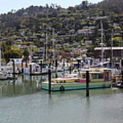 Docks At Sausalito California 5d22697 Art Print