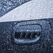 Dodge Charger Frozen Car Handle Art Print