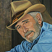 Don Williams Painting Art Print