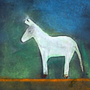 Donkey, 2011 Oil On Canvas Art Print