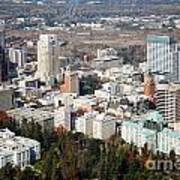 Downtown Sacramento And Capitol Park Art Print