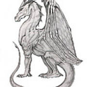 Dragon Sketch Drawing by Chaotic Expressions - Fine Art America