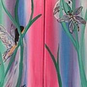 Dragonflies And The Fairy Art Print