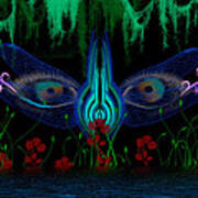 Dragonfly Eyes Series 6 Final Art Print