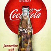 Drink Ice Cold Coke 2 Art Print