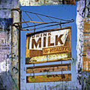 Drink Milk Art Print