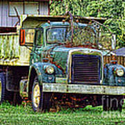 Dump Truck Art Print