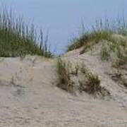 Dunes At Frisco Pier Art Print