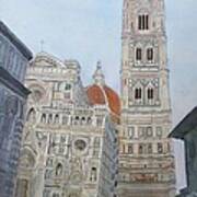 Duomo Florence In Color Art Print