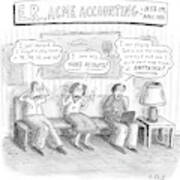 E. R., Acme Accounting:
 11:57 P.m., April 14th Art Print
