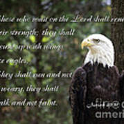 Eagle Scripture Isaiah Art Print