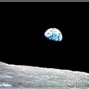 Earthrise Nasa Art Print