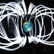 Earth's Magnetic Field Art Print