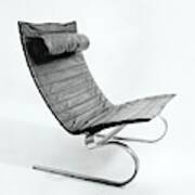 Easy Chair Designed By Paul Kjaerholm Art Print