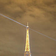 Eiffel Tower - Paris France - 011345 Art Print