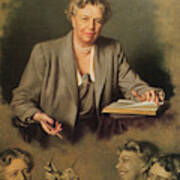 Eleanor Roosevelt, First Lady Art Print