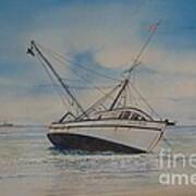 Ellen Marie Beached Art Print