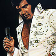 Elvis Presley Painting Art Print