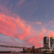 Embarcadero Sunset Art Print