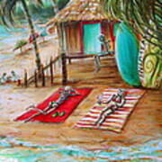 En La Playa Art Print
