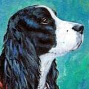 English Springer Spaniel Profile Art Print