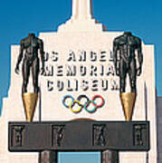 Entrance Of A Stadium, Los Angeles Art Print