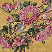 Exotic Camellias Art Print