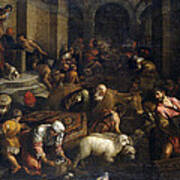 Expulsion Of Merchants From The Temple Art Print