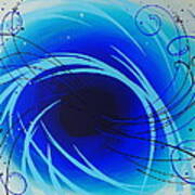 Eye Of The Hurricane Inverted Art Print