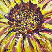 Eye Of The Sunflower Art Print