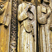 Facade Of Chartres Art Print