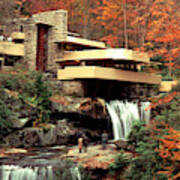 Fallingwater House At Bear Run Art Print