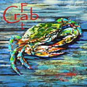 Fat Crab Art Print