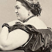 Fat Lady, 19th Century Art Print