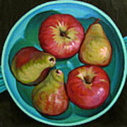 Apple Bowl Art Print