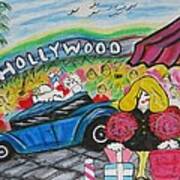 Fifi Goes To Hollywood Art Print