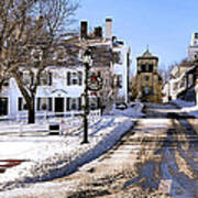 First Street In Plymouth Ma Art Print